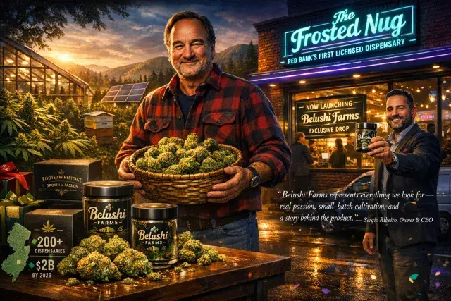 The Frosted Nug Launches Belushi Farms, Pioneering Craft Cannabis in Red Bank