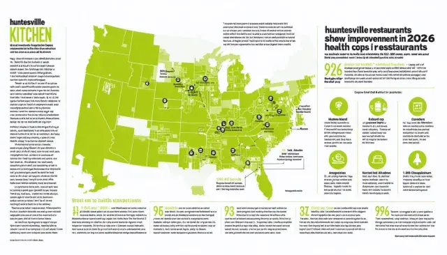 Huntsville Restaurants Show Improvement in 2026 Kitchen Cops Inspections